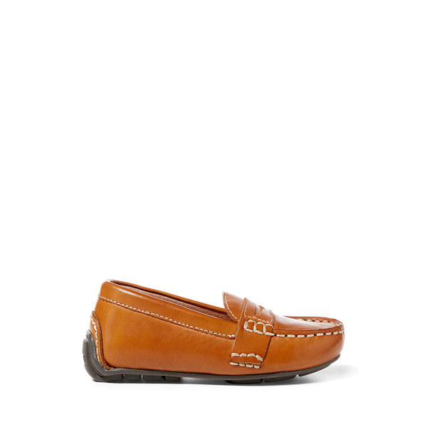 Polo Ralph Lauren Telly Leather Penny Loafer In Tan