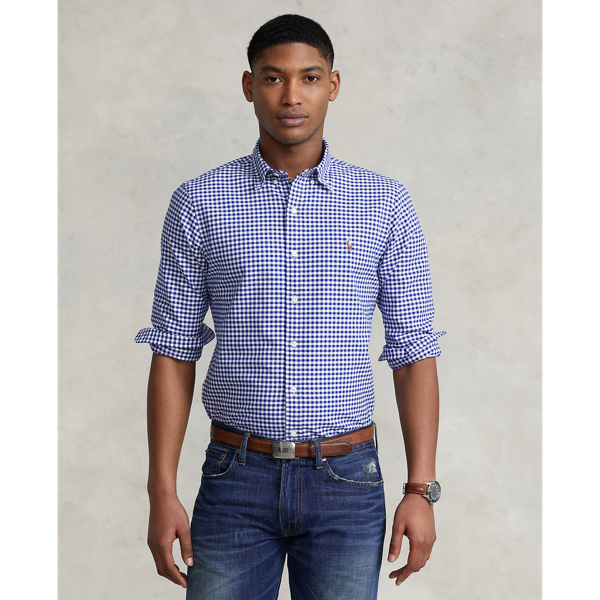 Chemise Oxford vichy Slim Fit - Polo Ralph Lauren - Modalova