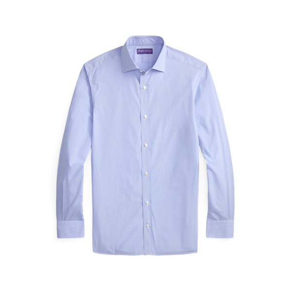 Camicia Mini-Vichy Ralph Lauren in Twill di Cotone