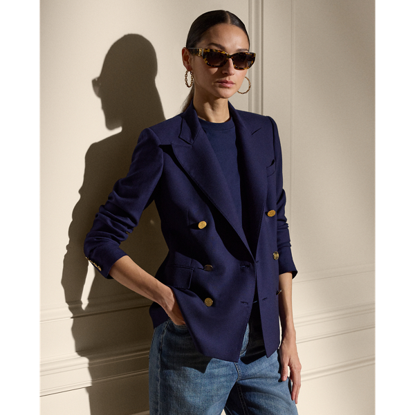 Shop Collection Camden Cashmere Jacket In Blue