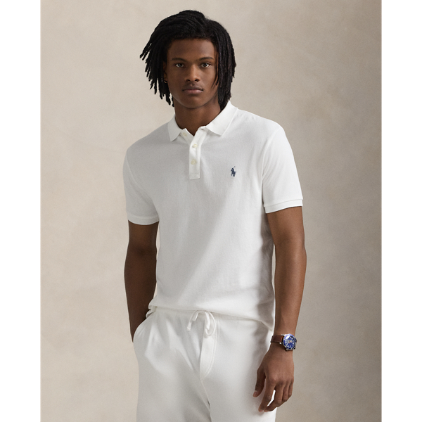 Polo Custom Slim Fit coton éponge - Polo Ralph Lauren - Modalova