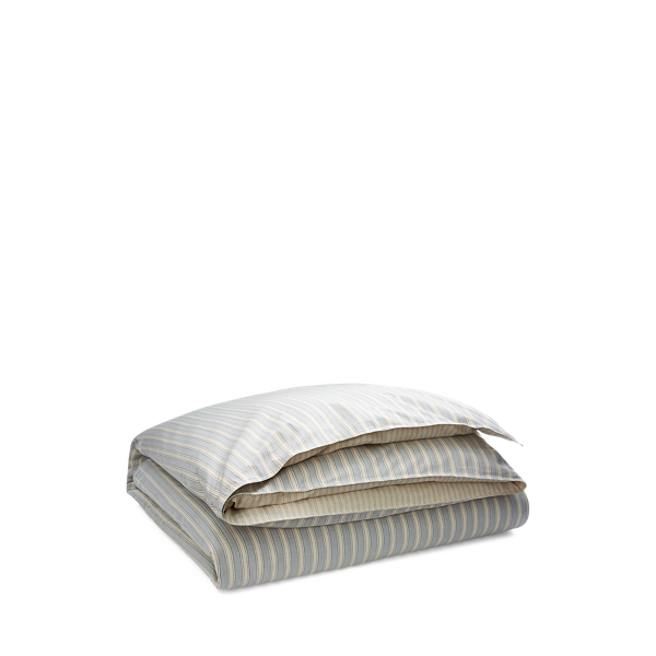 Polo Ralph Lauren Graydon Striped Comforter In Dune And Indigo