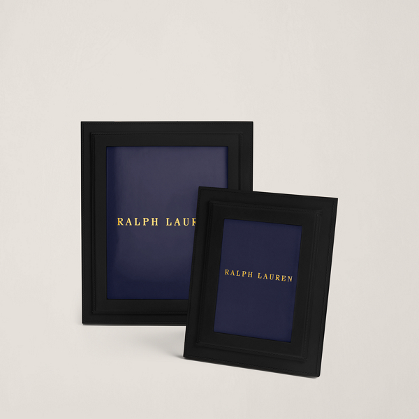 Polo Ralph Lauren Brennan Leather Frame In Black