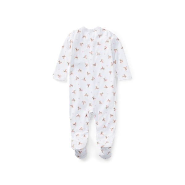 Tutina in Cotone Ralph Lauren con Polo Bear