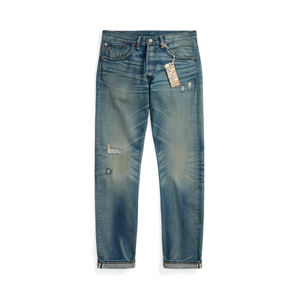 Jean slim Ridgway à lisière selvedge - RRL - Modalova