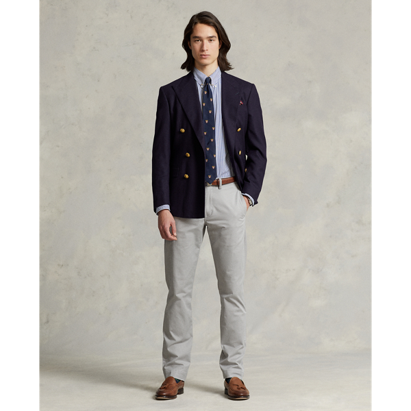 Polo Ralph Lauren Stretch Straight Fit Washed Chino Pant In Soft Grey