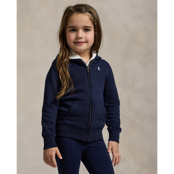 Polo Ralph Lauren Ralph Lauren Fleece Full-zip Hoodie In Blue