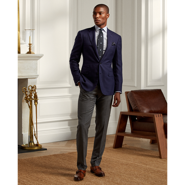Pantalon Gregory en sergé de laine - Purple Label - Modalova