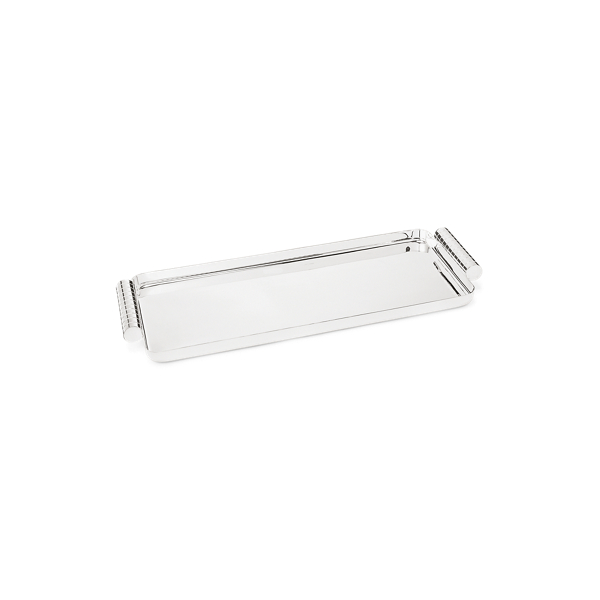 Polo Ralph Lauren Montgomery Oblong Tray In Silver