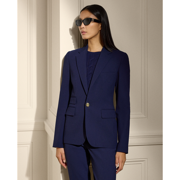 Polo Ralph Lauren Parker One-button Wool Jacket In Navy