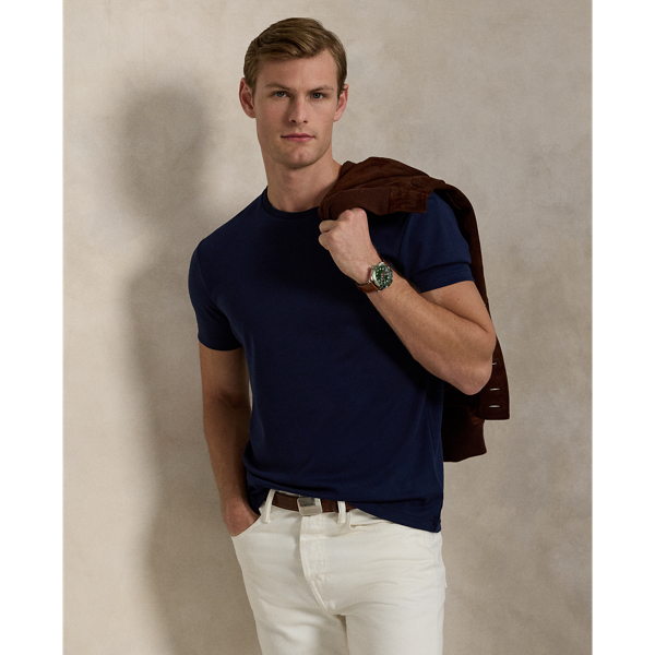 Made from the same fabric as our Soft Cotton Polo shirts, this style is crafted from luxe interlock, which features an ultra-soft finish.