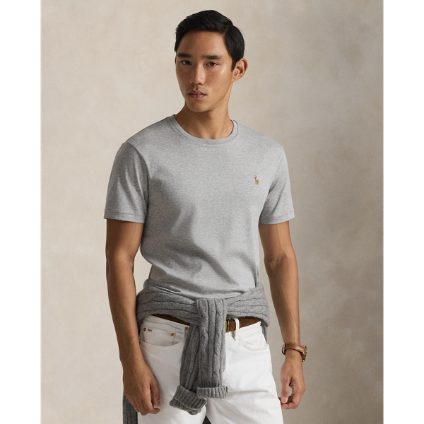 Made from the same fabric as our Soft Cotton Polo shirts, this style is crafted from luxe interlock, which features an ultra-soft finish.