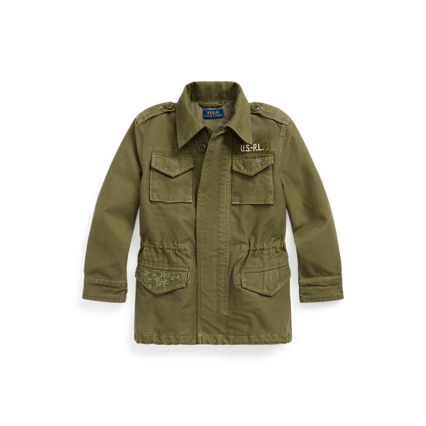 Polo Ralph Lauren Cotton Twill Surplus Jacket In Garden Trail