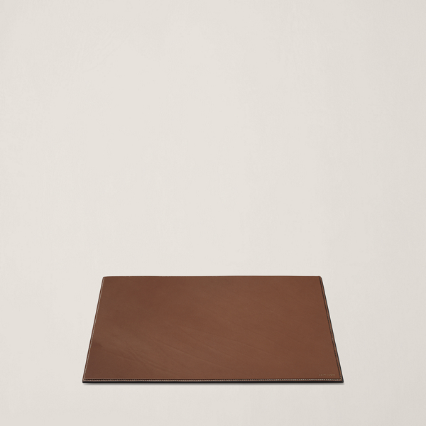 Polo Ralph Lauren Brennan Small Blotter In Saddle