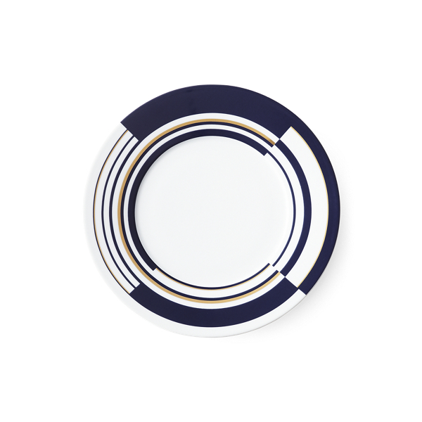 Polo Ralph Lauren Peyton Salad Plate In Navy / Gold