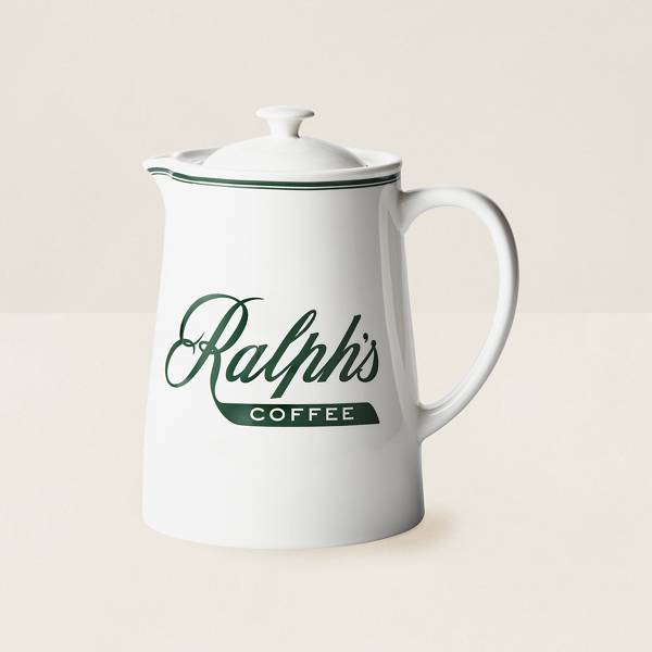 Shop Ralph Lauren Ralph's Coffee Beverage Server In Green And White