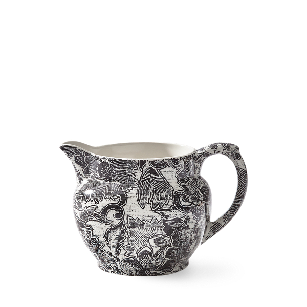 Polo Ralph Lauren Faded Peony Dutch Creamer In Black