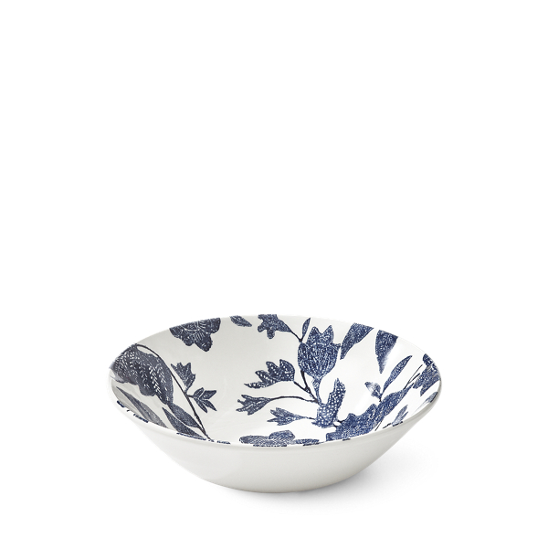 Shop Ralph Lauren Garden Vine Cereal Bowl In Indigo