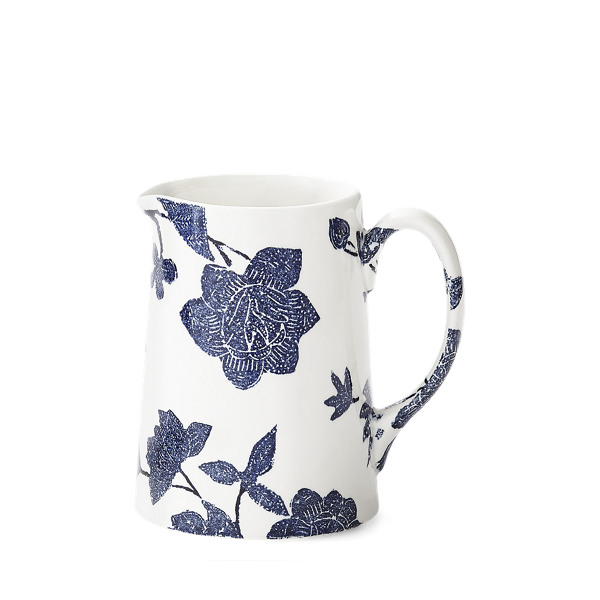 Polo Ralph Lauren Garden Vine Tank Creamer In Indigo
