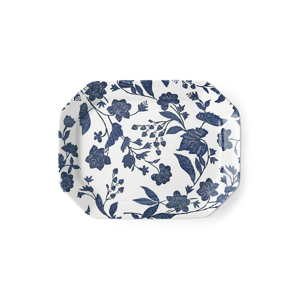 Polo Ralph Lauren Garden Vine Large Platter In Indigo