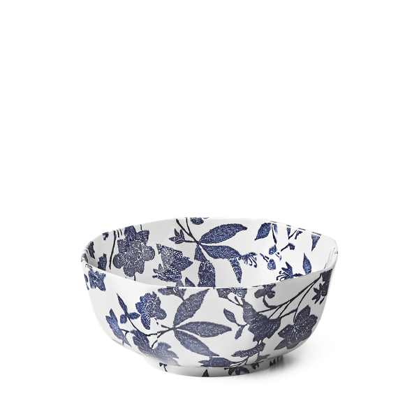 Polo Ralph Lauren Garden Vine Octagonal Bowl In Indigo