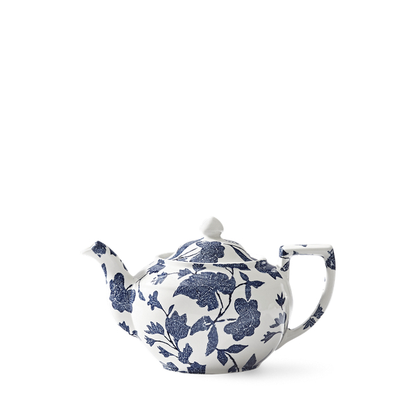 Shop Ralph Lauren Garden Vine Teapot In Indigo