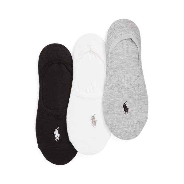 Shop Polo Ralph Lauren Trainer Liner Sock 3-pack In Multi