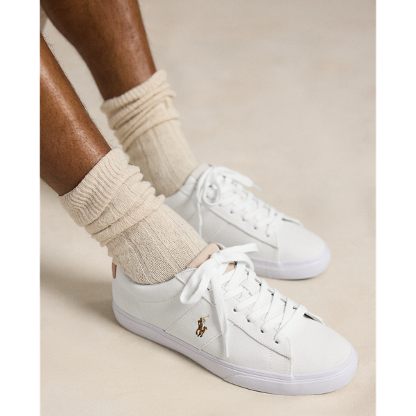 Baskets Sayer en toile - Polo Ralph Lauren - Modalova