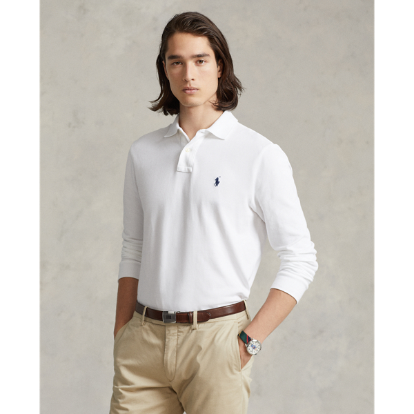 Polo en piqué coupe ajustée - Polo Ralph Lauren - Modalova