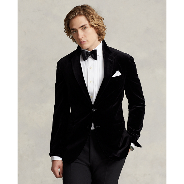 Polo Ralph Lauren Polo Soft Velvet Dinner Jacket In Black