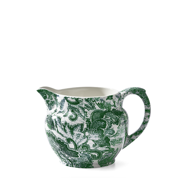 Shop Ralph Lauren Faded Peony Dutch Creamer In Green