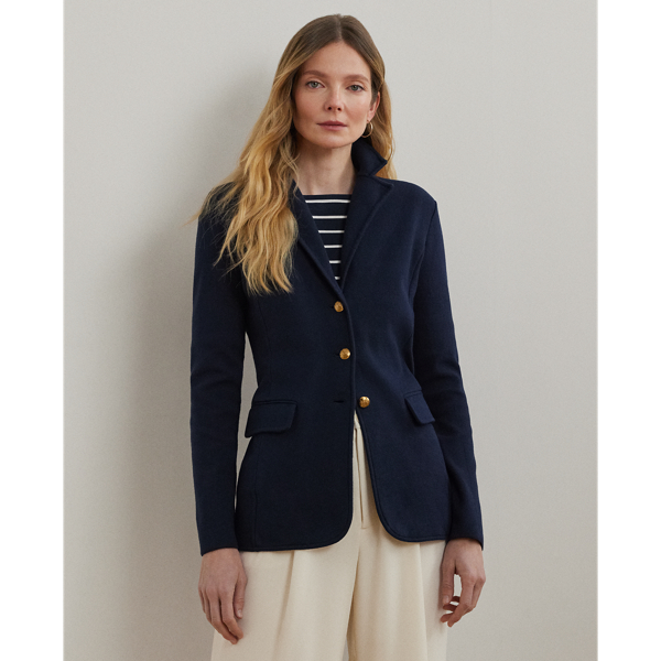 RALPH LAUREN COTTON-BLEND SWEATER BLAZER 0041902271