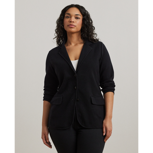 Polo Ralph Lauren Combed Cotton Blazer In Polo Black