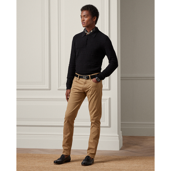 Ralph Lauren Slim Fit Stretch Jean In Camel