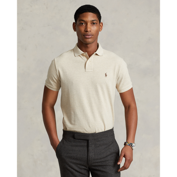 Polo Ralph Lauren The Iconic Mesh Polo Shirt In Neutral