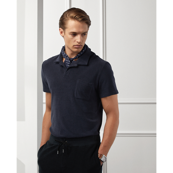 Polo Côte d'Azur en coton éponge - Purple Label - Modalova