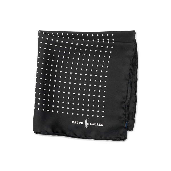 Pochette à pois en soie - Polo Ralph Lauren - Modalova