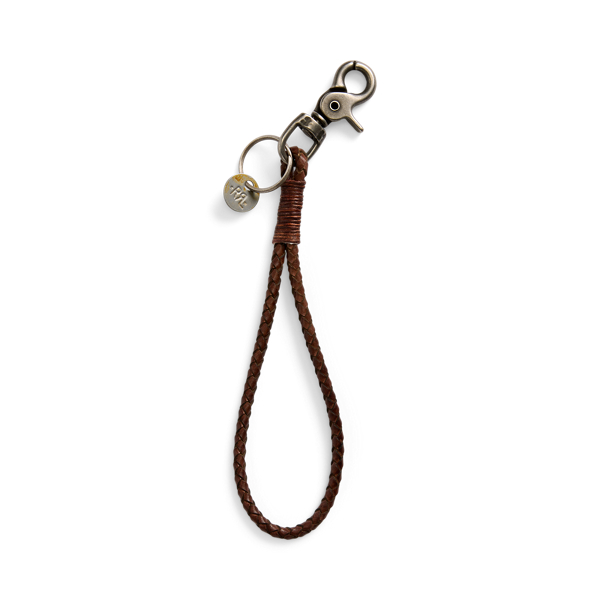Porte-clé en cuir tressé à la main - RRL - Modalova