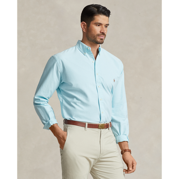 Polo Ralph Lauren The Iconic Oxford Shirt In Aegean Blue