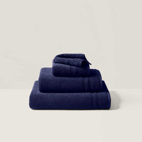 Polo Ralph Lauren Payton Bath Towels & Mat In True Nautical Navy
