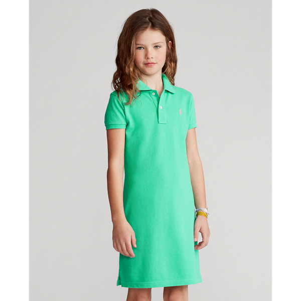 Polo Ralph Lauren Kids' Toddler Girls Cotton Mesh Polo Dress In