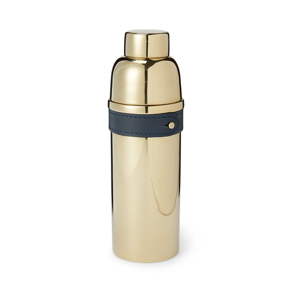 Polo Ralph Lauren Wyatt Cocktail Shaker In Navy / Gold