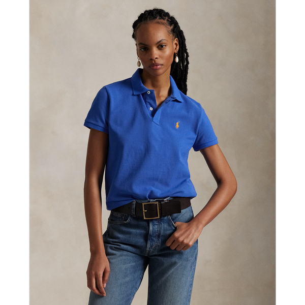 Polo Ralph Lauren Classic Fit Mesh Polo Shirt In New Iris Blue