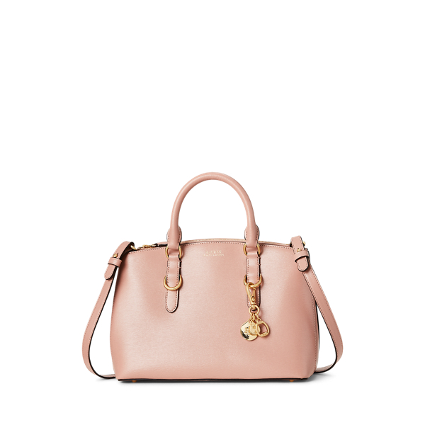 Ralph Lauren Saffiano Leather Mini Satchel