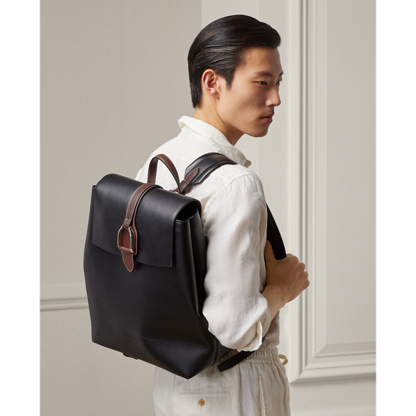 Sac à dos Voyager en vachette - Purple Label - Modalova