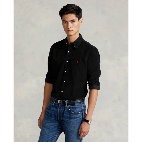 Polo Ralph Lauren Shirt With Pony In Black