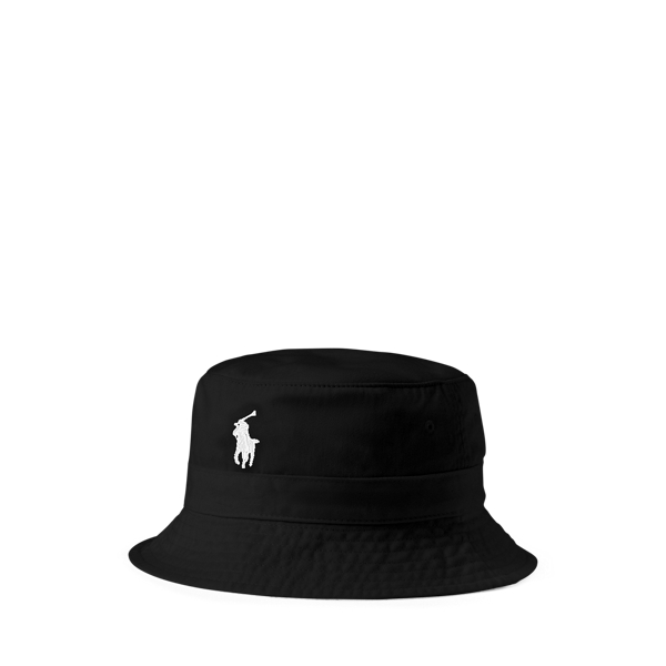 Polo Ralph Lauren Men's Cotton Chino Bucket Hat In Black