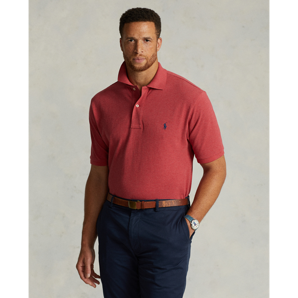 Polo Ralph Lauren The Iconic Mesh Polo Shirt In Ruby Heather