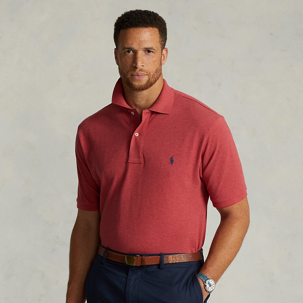 Polo Ralph Lauren The Iconic Mesh Polo Shirt In Ruby Heather