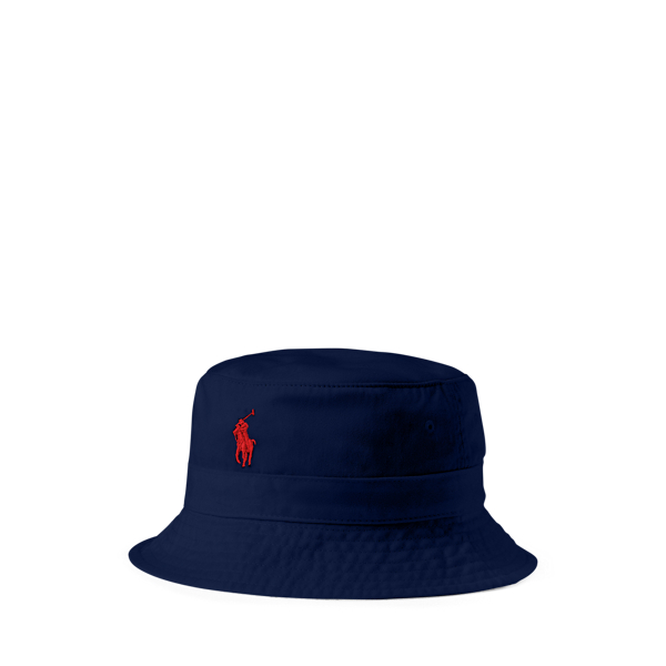 Polo Ralph Lauren Cotton Chino Bucket Hat In Newport Navy